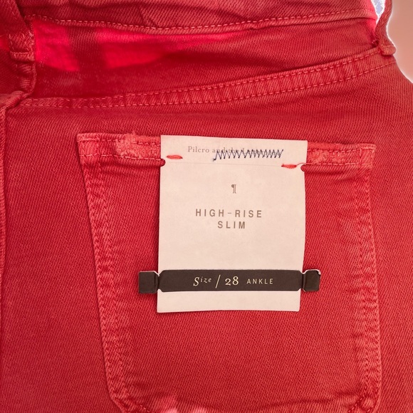 Pilcro and the Letterpress for Anthropologie: High-Rise Slim pant, Sz 28 Ankle - Picture 2 of 7